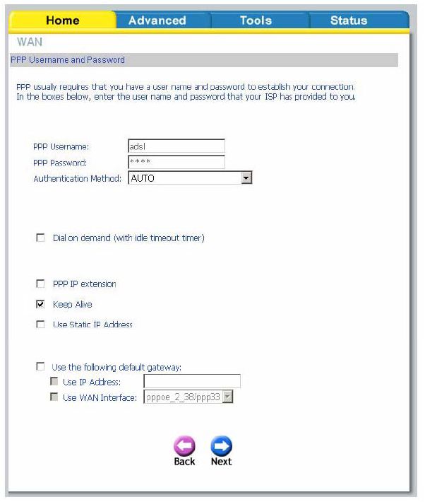 Настройка роутера D-Link DSL-2500U под Ростелеком