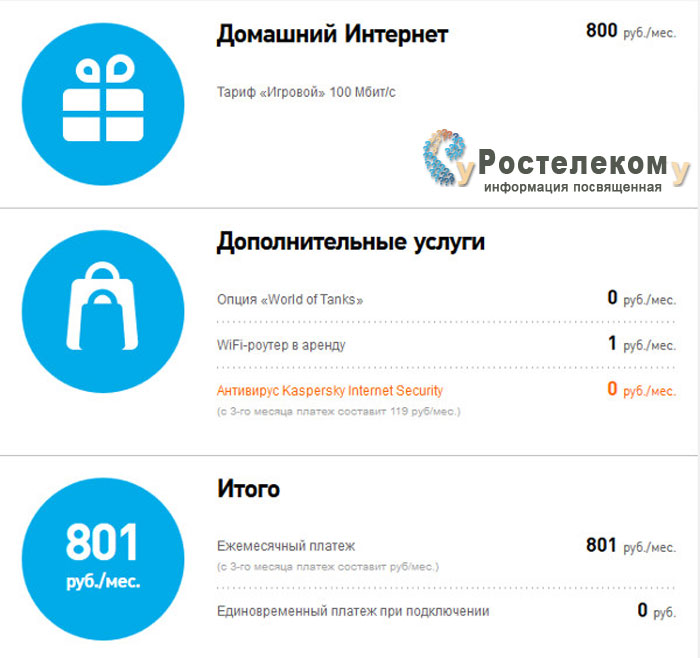 Ростелеком: тариф «Игровой World of Tanks» Ростелеком: тариф «Игровой World of Tanks»