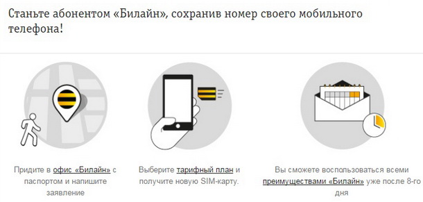 Как перейти на Билайн с сохранением своего номера