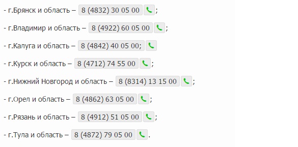 Все номера телефонов центра поддержки абонентов Мегафон