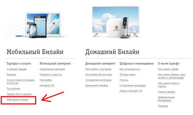 На какие цифры начинаются номера у оператора связи Билайн