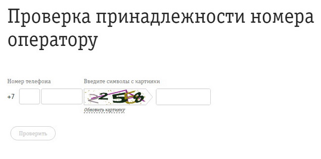 На какие цифры начинаются номера у оператора связи Билайн