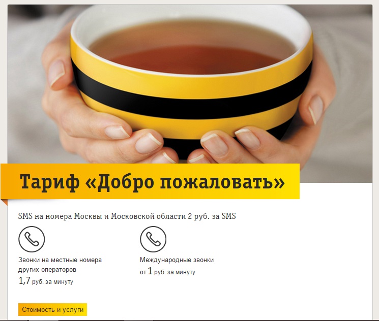 Выбираем самый выгодный тариф от Билайн Выбираем самый выгодный тариф от Билайн