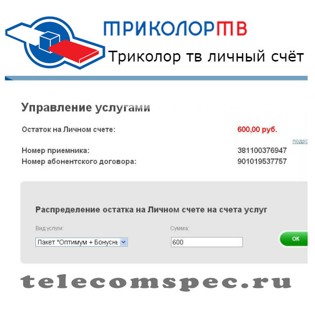 Личный счет Триколор: как управлять денежными средствами