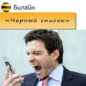 Услуги Билайна «Чёрный список» - что, как и где работает