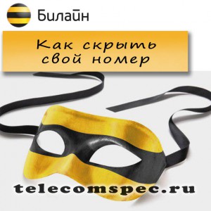 Как скрыть номер на Билайне: подключение и отключение антиаон