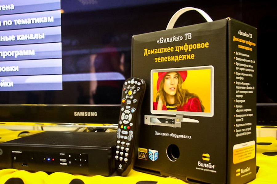 Телевидение от Билайн: особенности подключения и стоимость Телевидение от Билайн: особенности подключения и стоимость