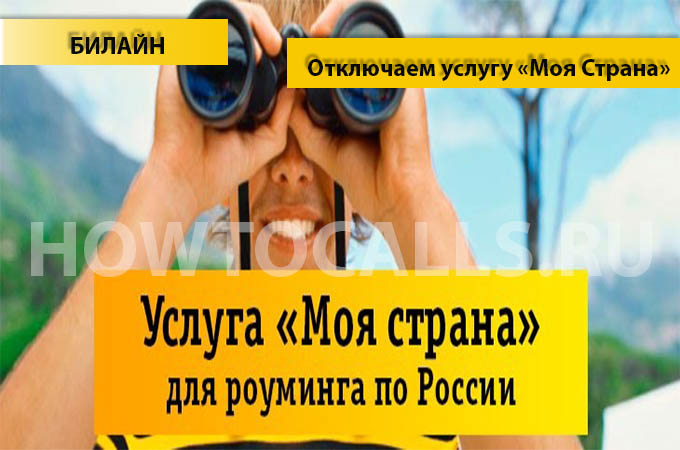 Как отключить услугу моя страна Билайн - инструкция и 3 способа отключения услуги