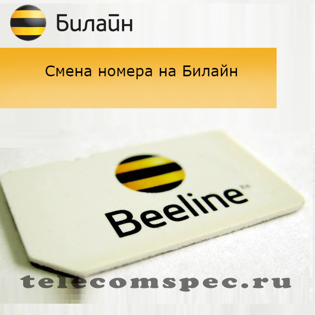 Как самостоятельно поменять номер на Билайне