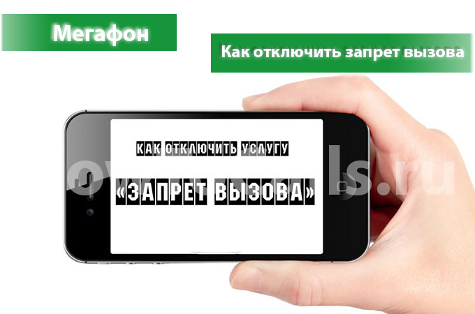 Как отключить запрет вызова на Мегафоне - 3 способа снятия запрета вызова на Мегафон