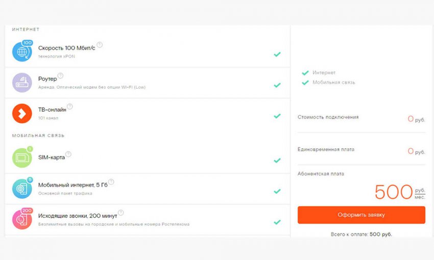 Тариф «Для интернета везде» Ростелеком – описание и подключение