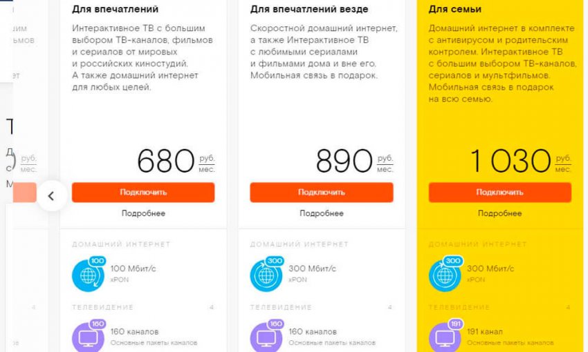 Тариф «Для семьи» Ростелеком – подробное описание и подключение