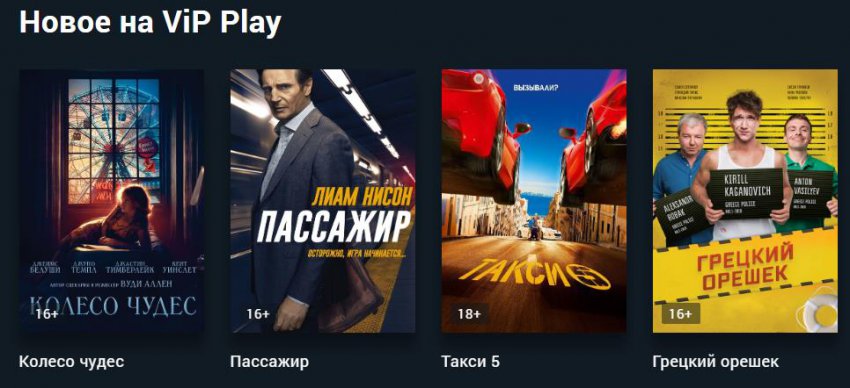 Кинотеатр Vip Play Ростелеком – бесплатный доступ к онлайн фильмам